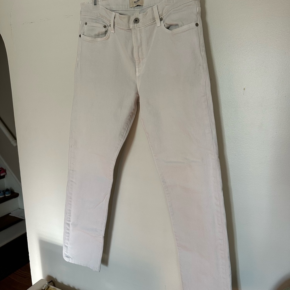 Baldwin Henley fit White Sand Denim Made in USA
